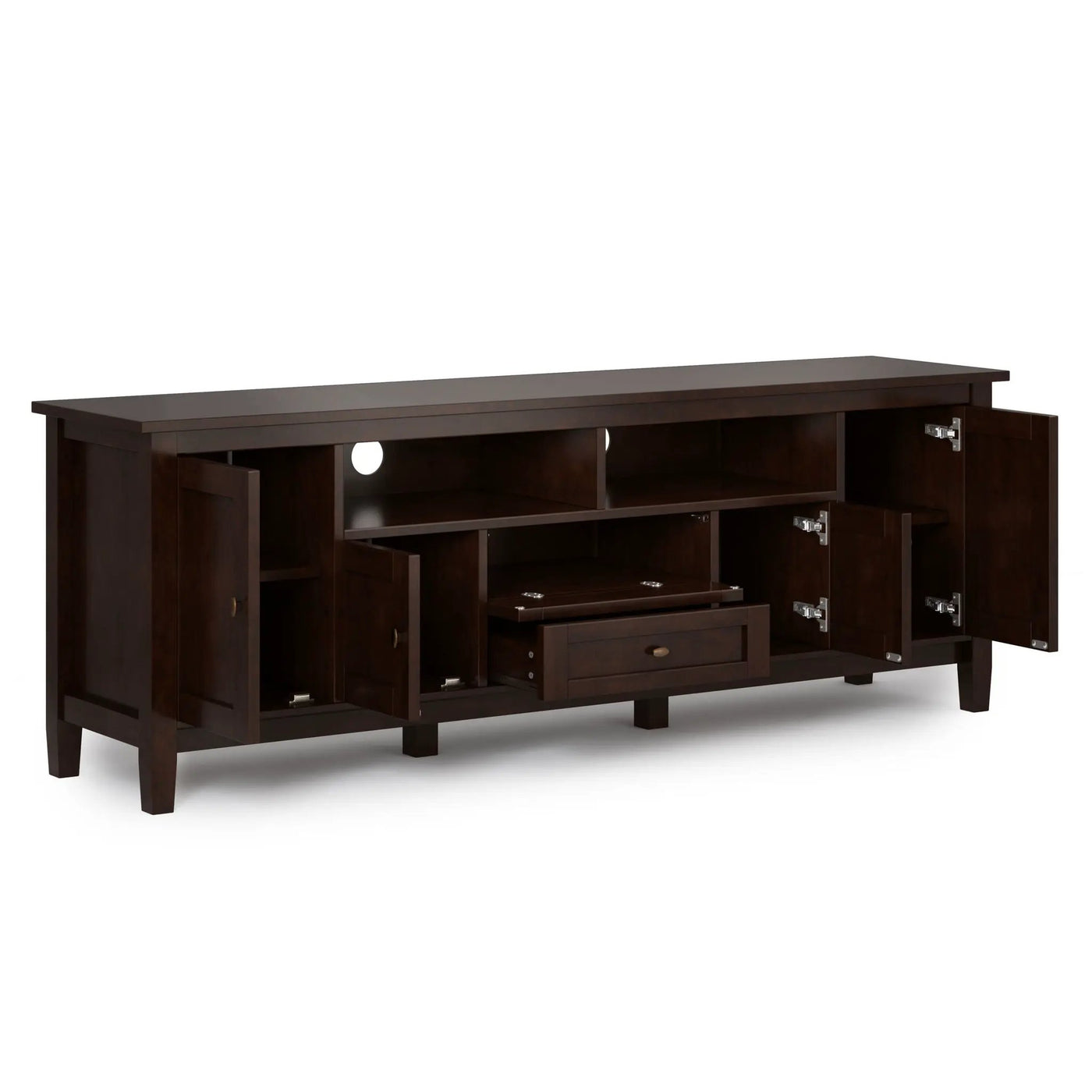 Warm Shaker - TV Media Stand, Handcrafted by Unique Piece Furniture