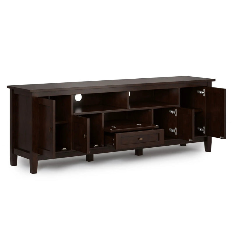 Warm Shaker - TV Media Stand, Handcrafted by Unique Piece Furniture