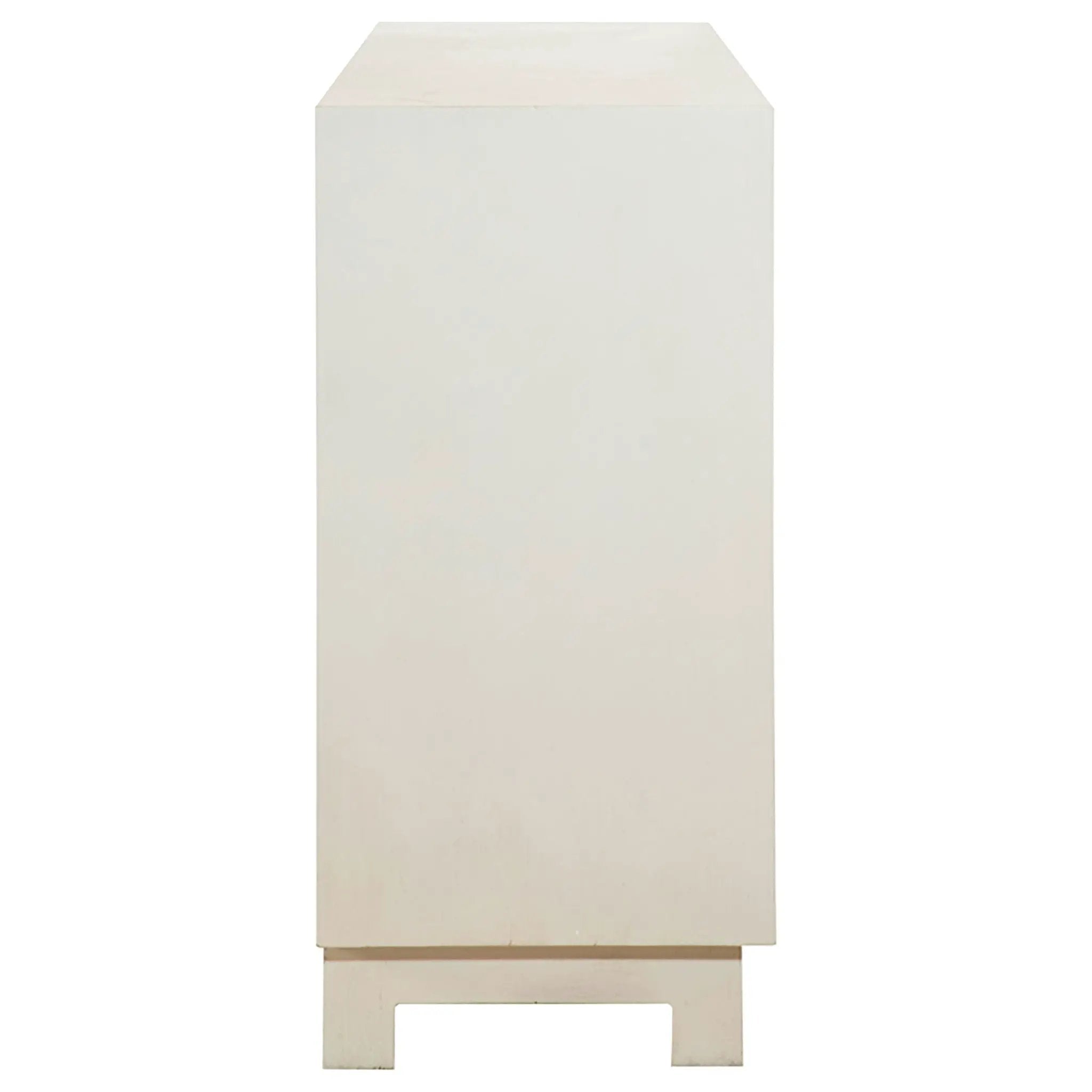 Wanda - Rectangular 4 Door Accent Cabinet - White by HouseOfZazla