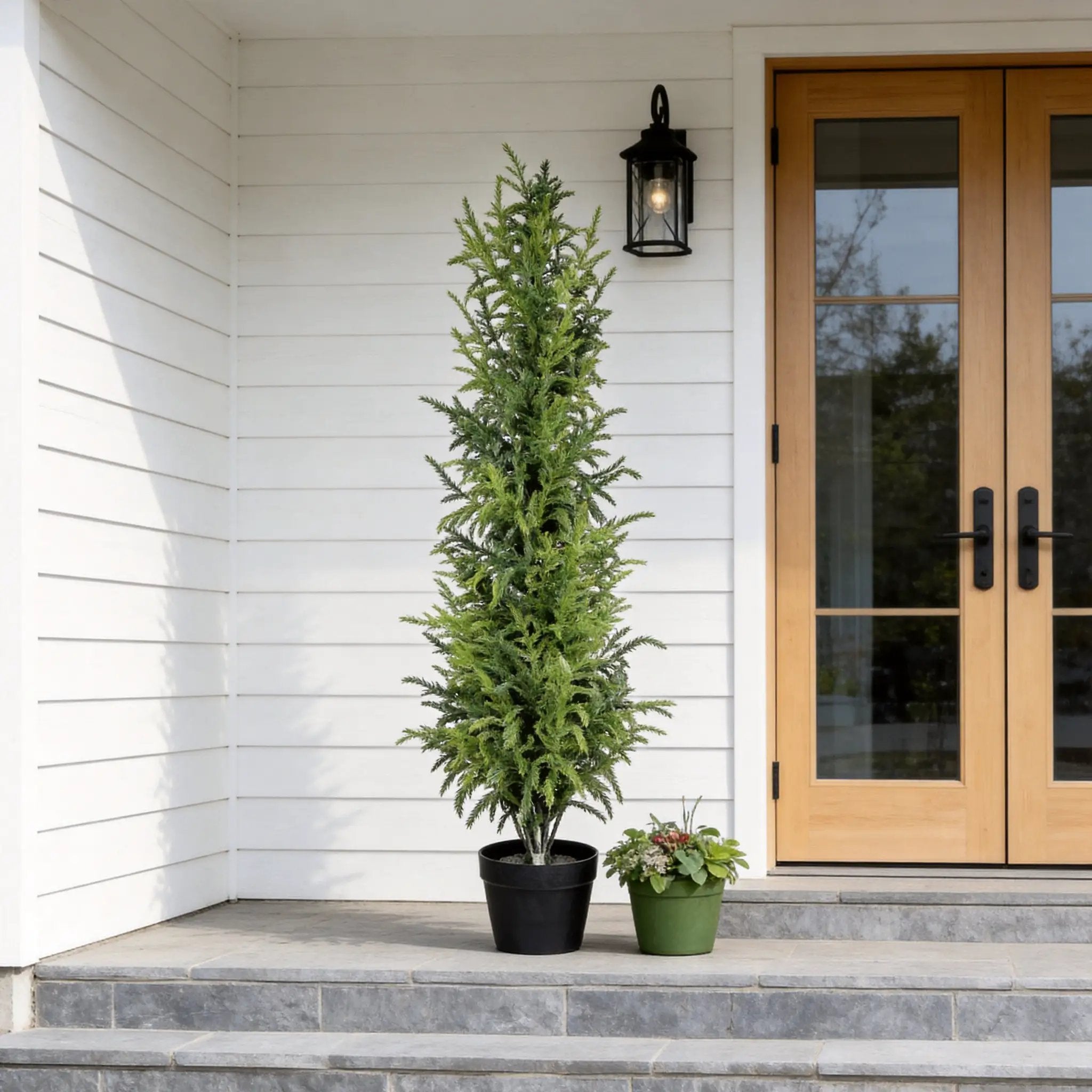 4' Artificial Real Touch Pine Tree by HouseOfZazla