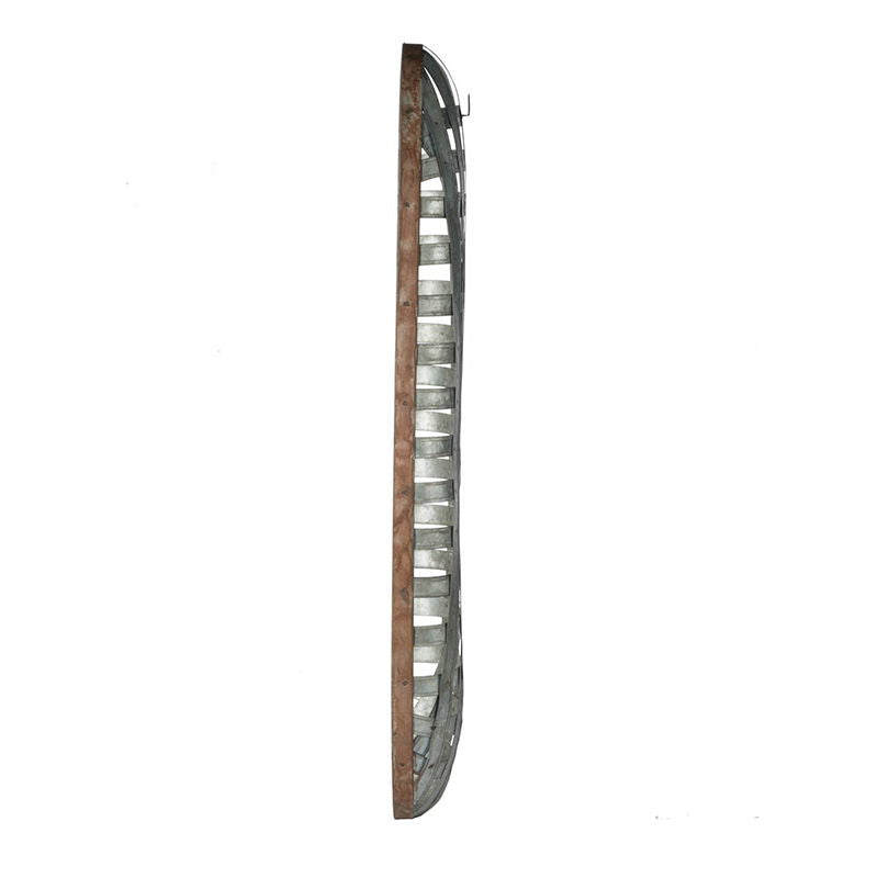 Metal Wall Art With Grid Pattern - Silver by HouseOfZazla