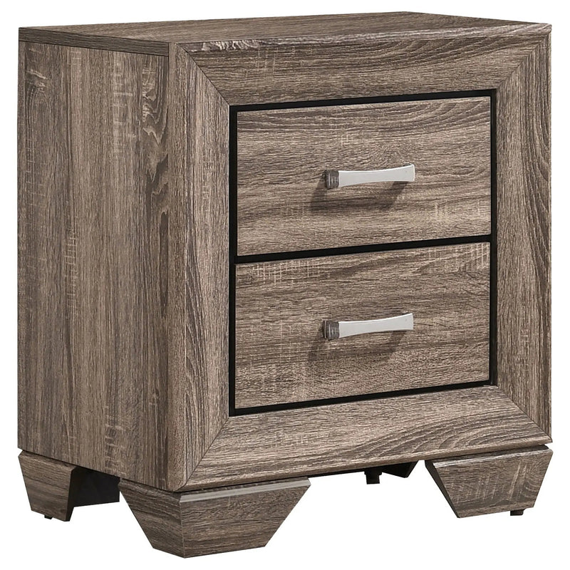 Kauffman 5-piece California King Bedroom Set Washed Taupe by Unique Piece Furniture