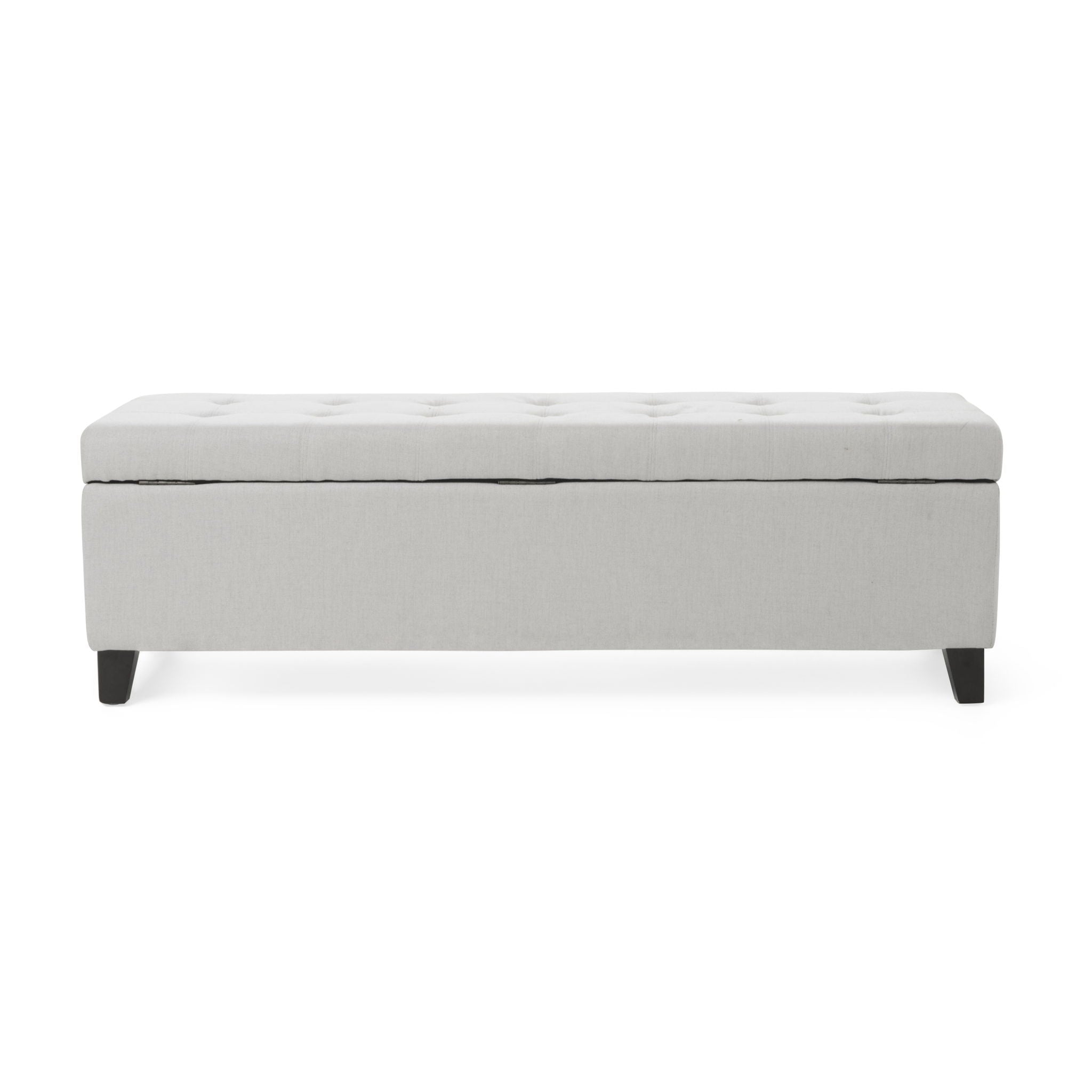 Upholstered Storage Ottoman Bench, Foot Rest For Bedroom by HouseOfZazla