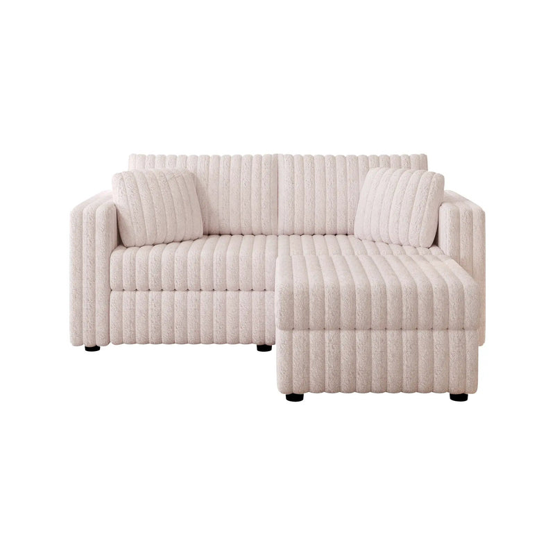 75.6" Soft Modular 2-Person Sofa with Hydraulic Lift by HouseOfZazla
