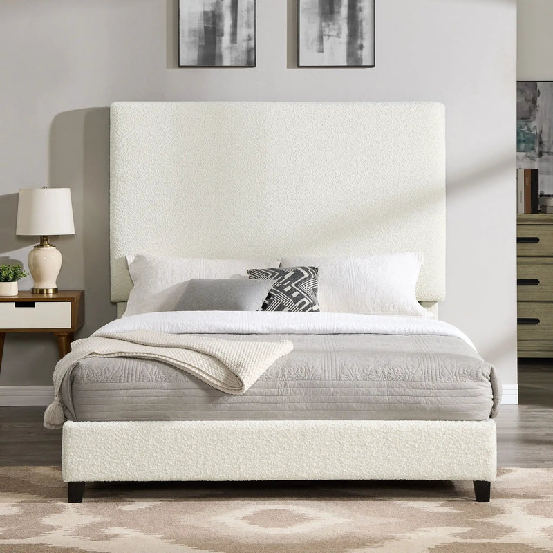 Upholstered Headboard Platform Bed by HouseOfZazla