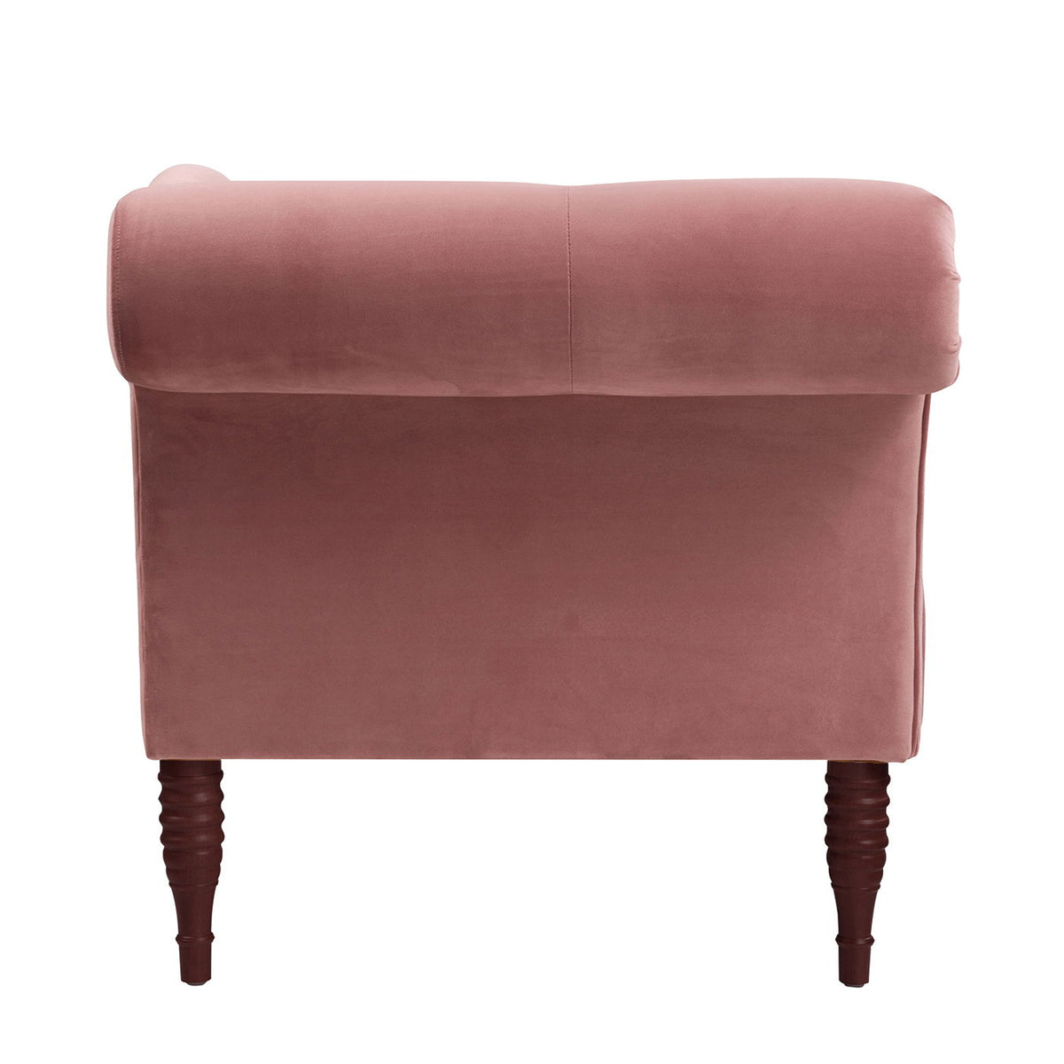 Tufted Roll Arm Chaise Lounge with Premium Foam - Dark Red, Dark Green, Blue, Pink, photo 29 of 39