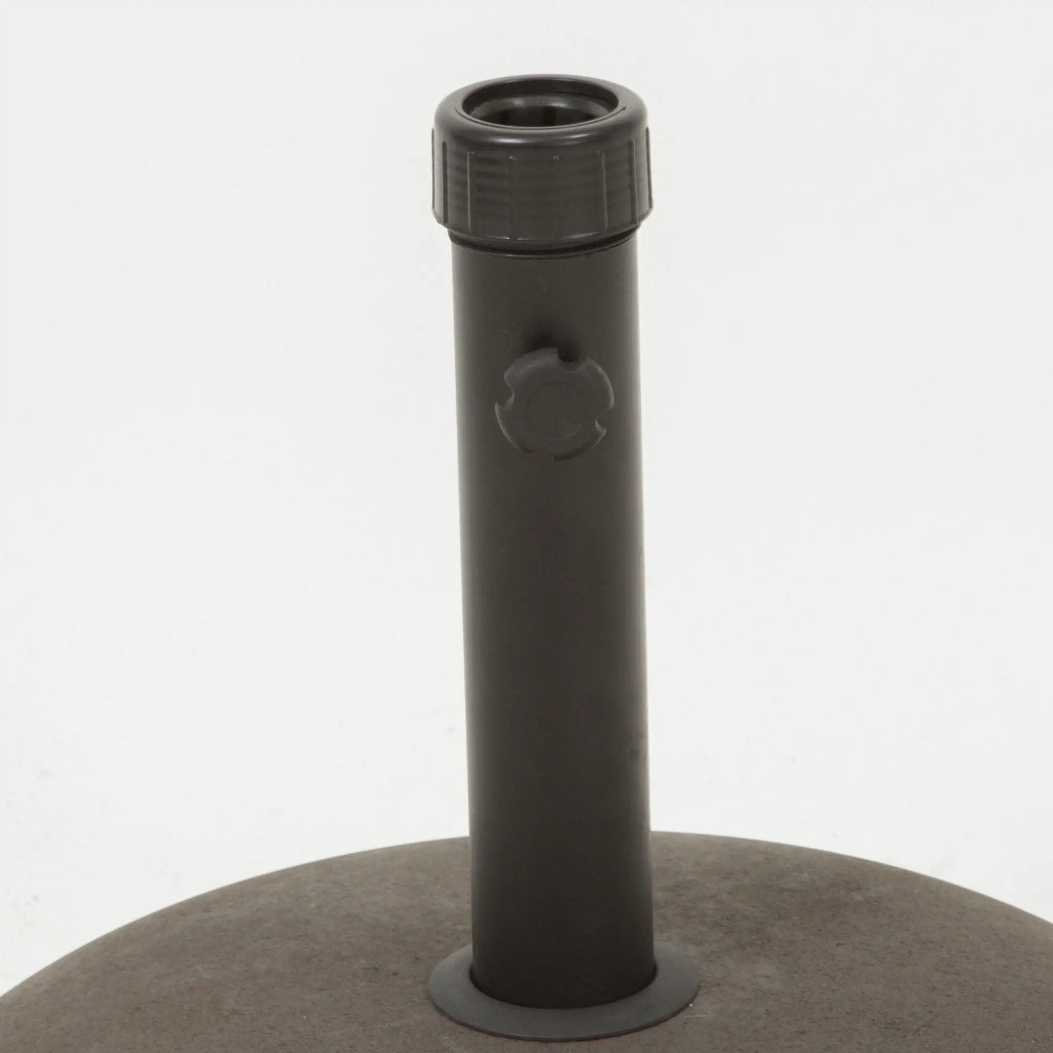 Holder Round Umbrella Base 33 Lbs Concrete - Brown by HouseOfZazla