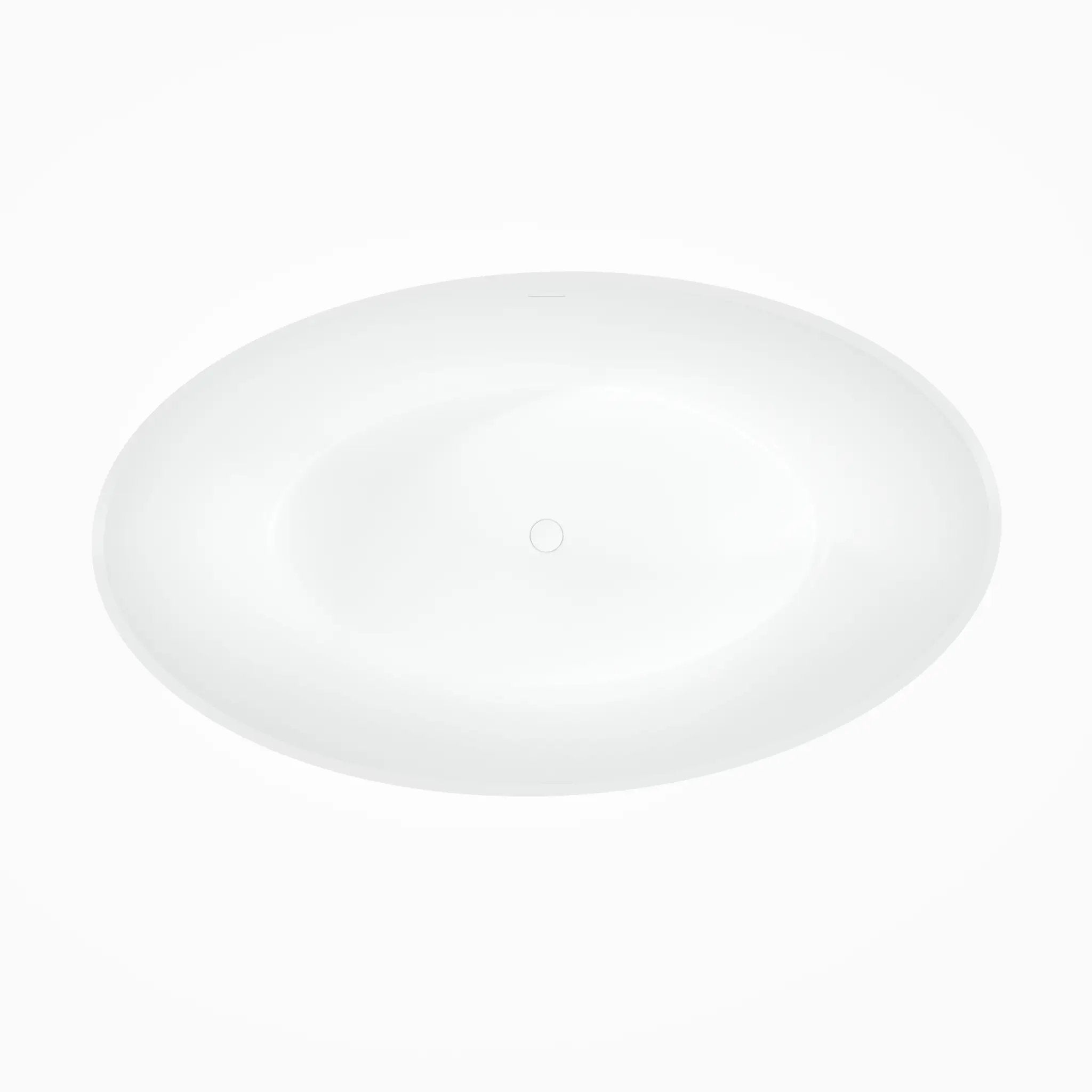 70 Inch Freestanding Solid Surface Soaking Bathtub by HouseOfZazla