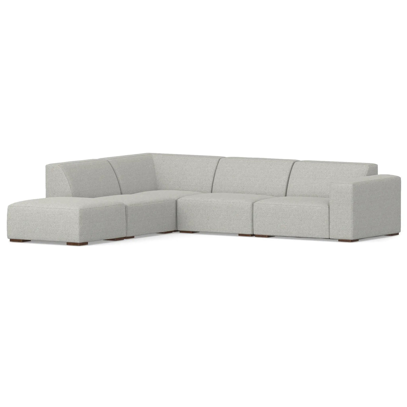 Rex - Handcrafted Sectional Sofa And Ottoman by HouseOfZazla