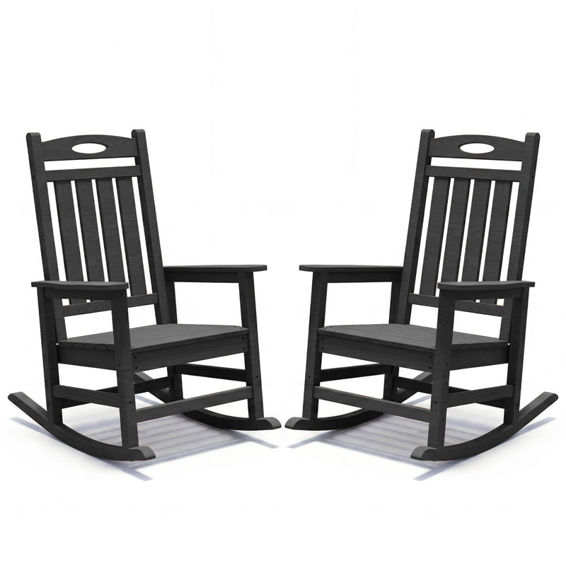 Outdoor Rocking Chair Set of 2 by HouseOfZazla