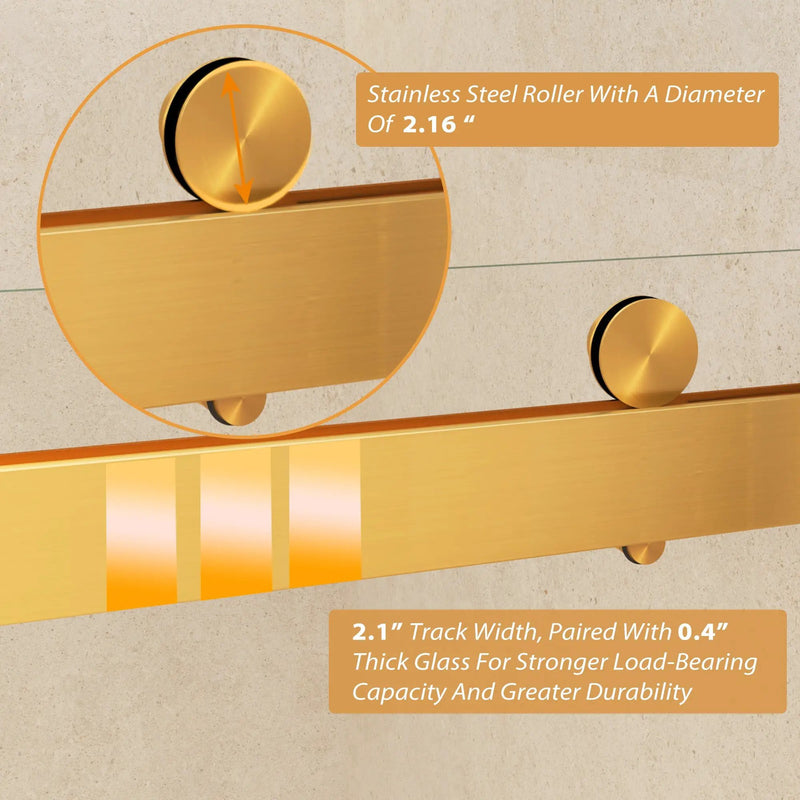 Frameless Sliding Glass Shower Doors by HouseOfZazla
