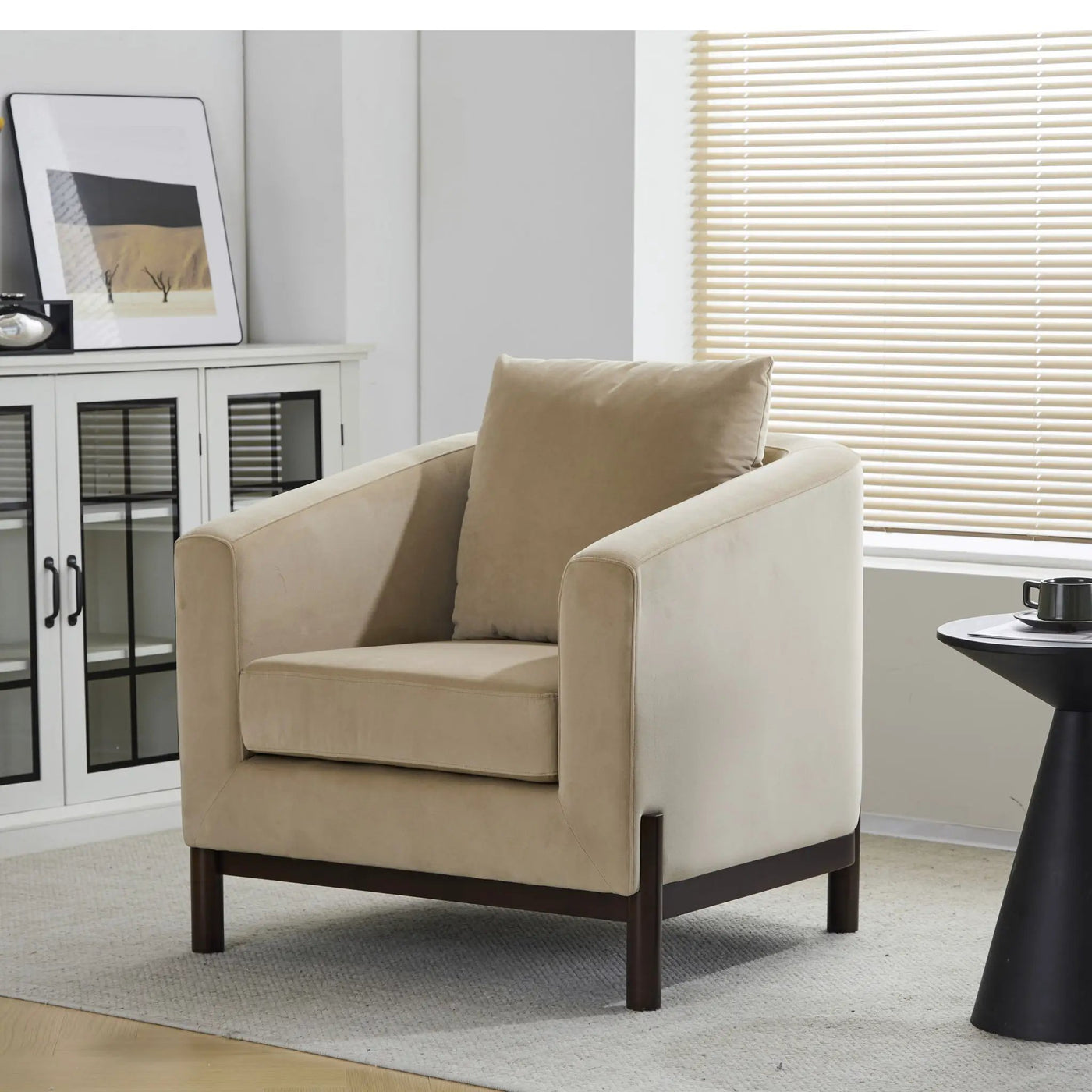 Anurudh Barrel Club Upholstered Chair by HouseOfZazla