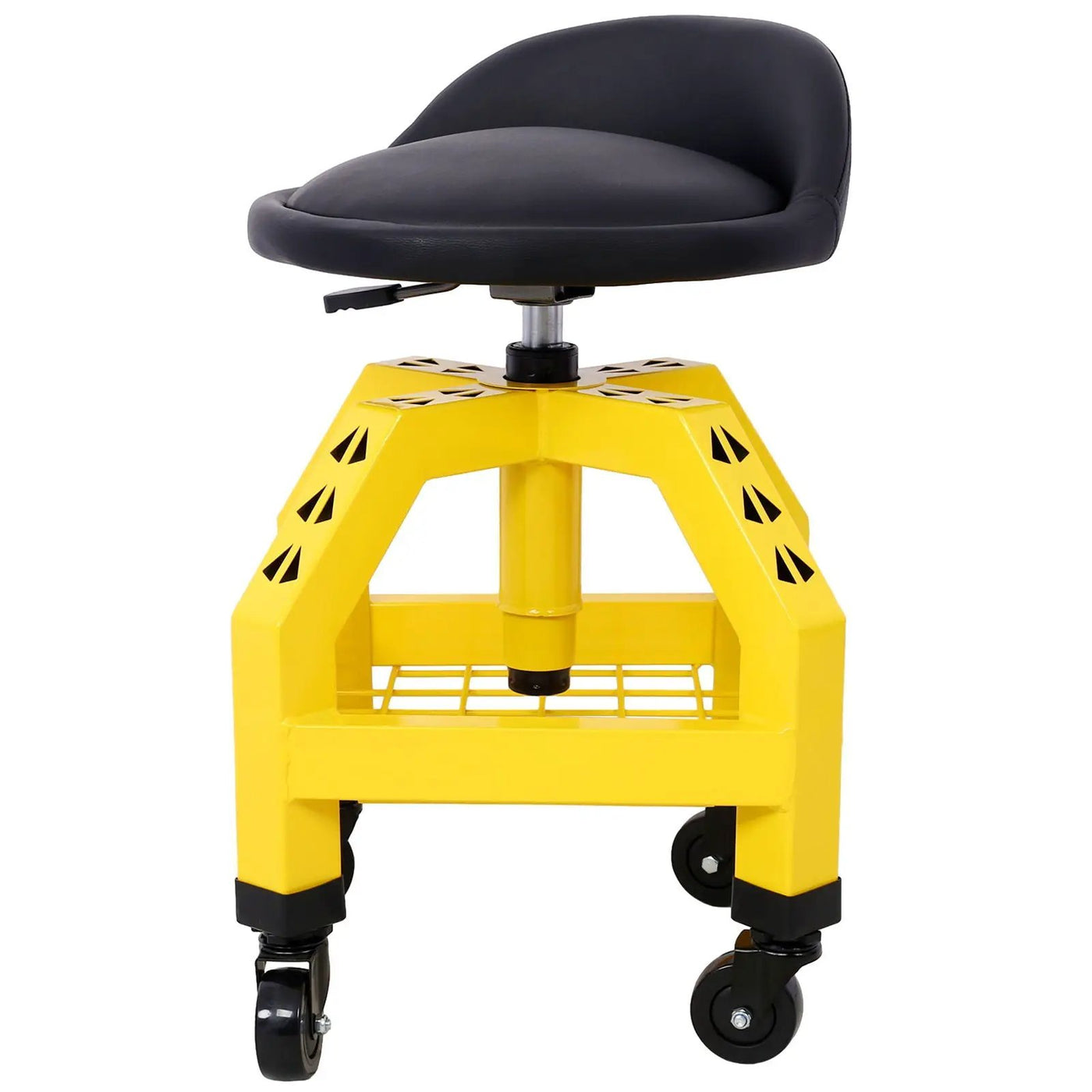 Pneumatic 360 Degree Swivel Stool, Mechanics Rolling Creeper Seat, Heavy Duty Rolling Mechanics Stool, Shop Stool With Casters by HouseOfZazla