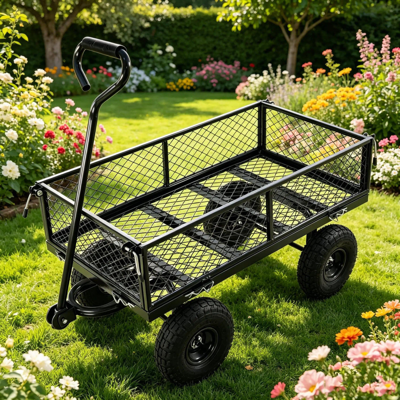 Wagon Cart Garden Cart Trucks Make It Easier to Transport Firewood by HouseOfZazla
