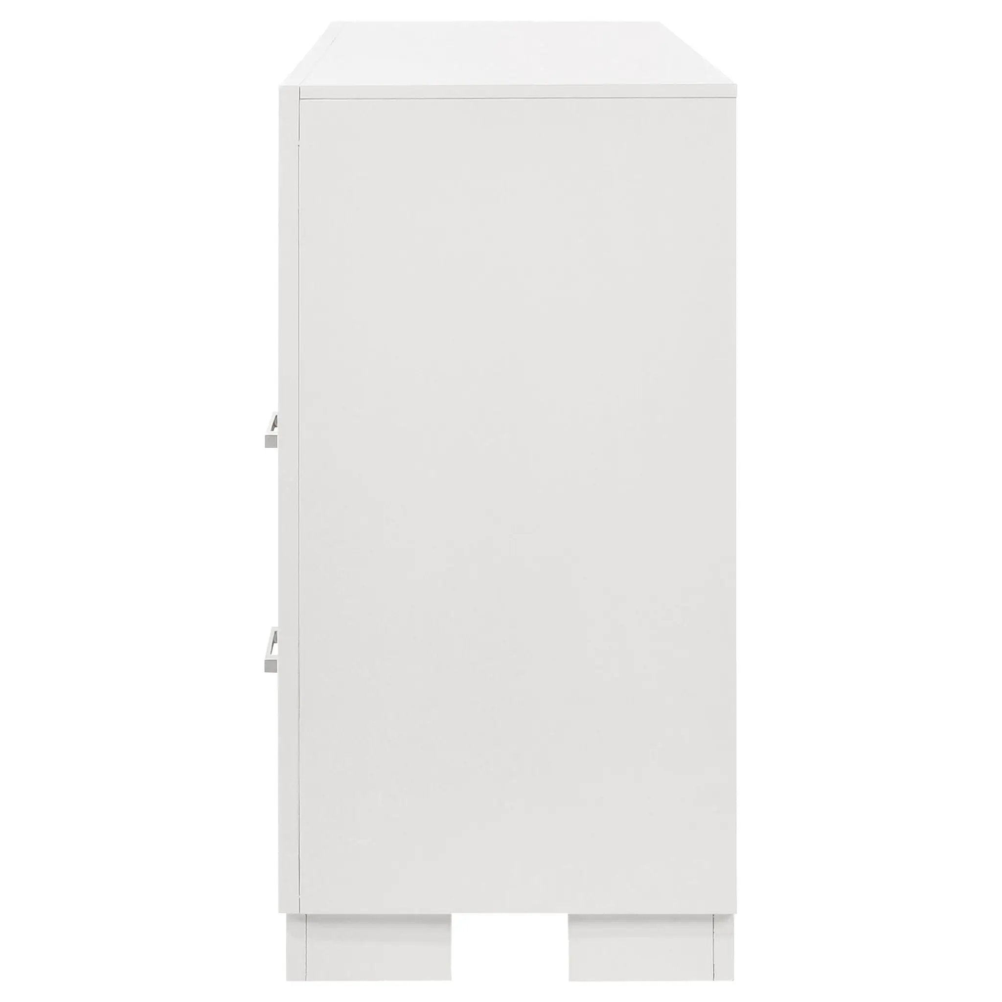 Jessica 6-drawer Dresser Snow White by Unique Piece Furniture