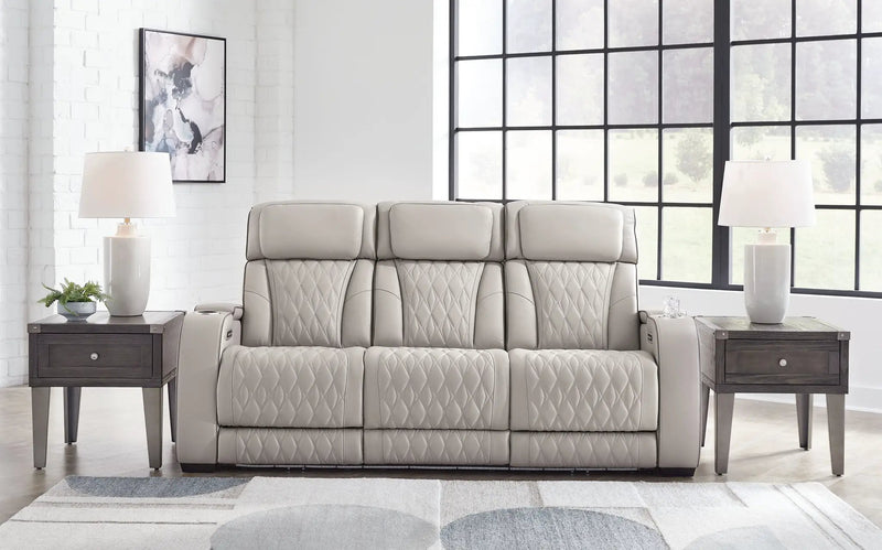 Boyington - Power Reclining Sofa With Adj Headrest by Unique Piece Furniture