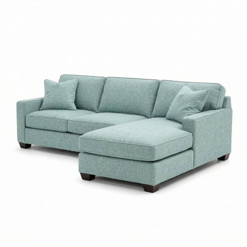 Clifford Sectional Sofa – Made in USA with Custom Fabric Options by HouseOfZazla