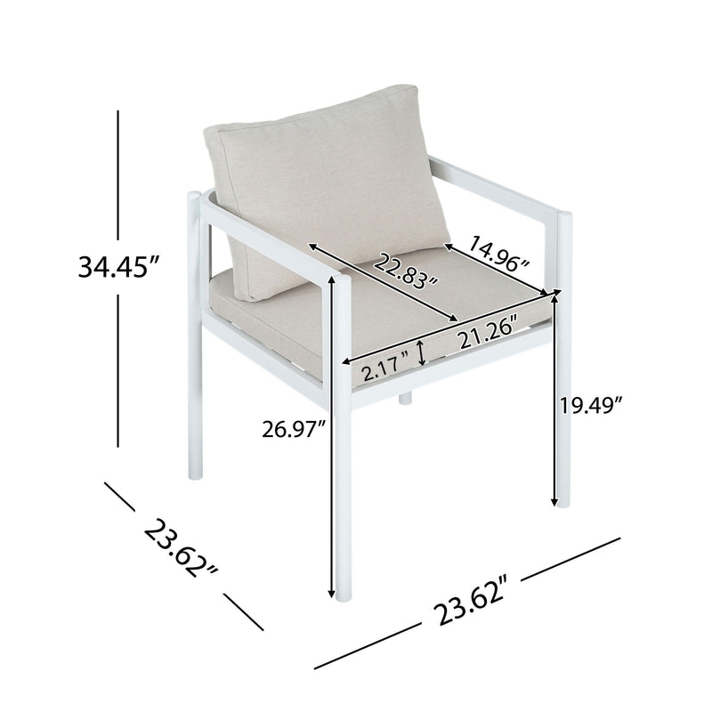 All-Weather Outdoor Dining Chair (Set of 2) by HouseOfZazla