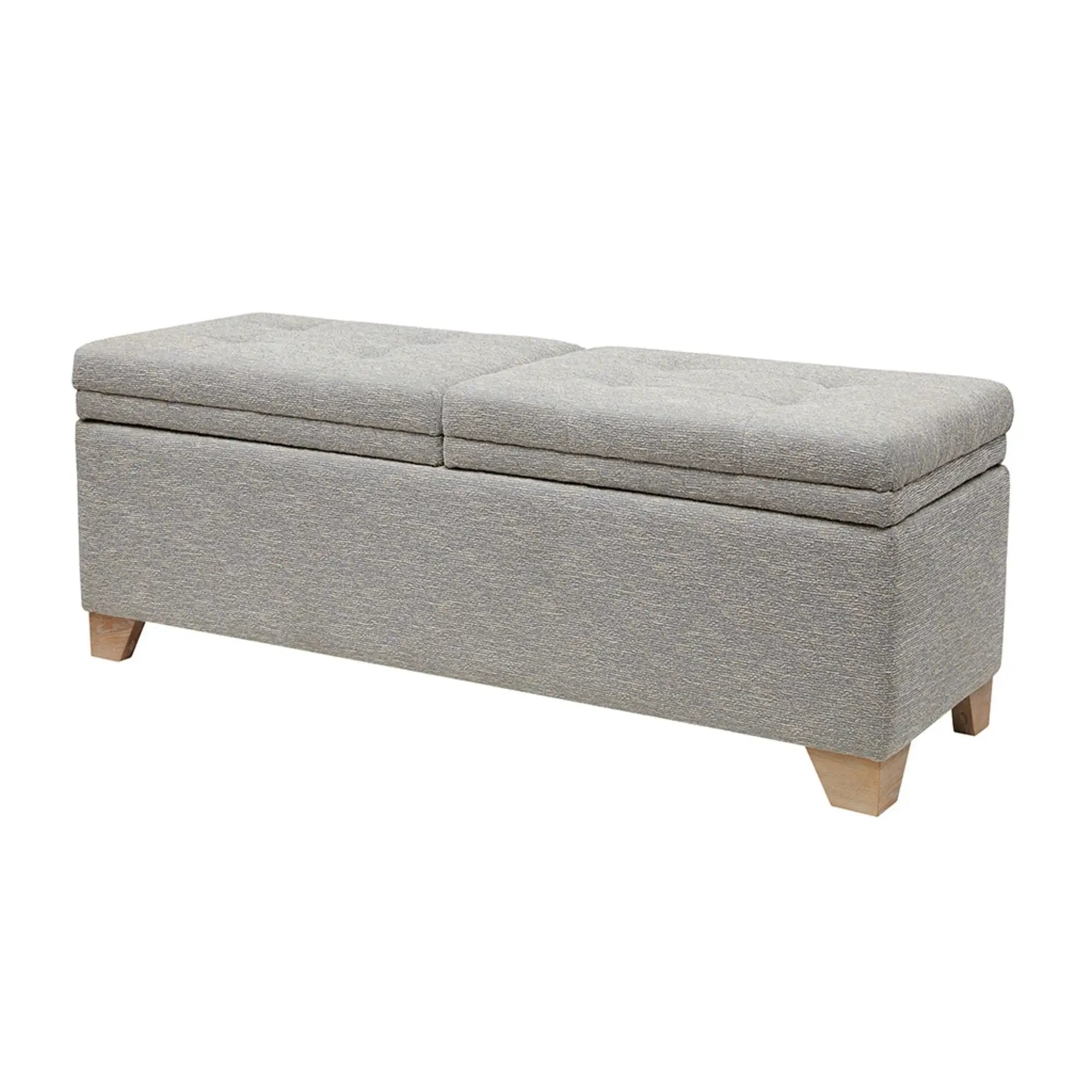 Soft Close Upholstered Storage Bench, Convenient Design by Unique Piece Furniture