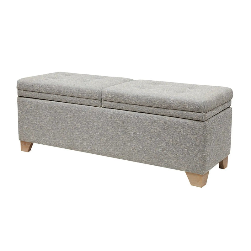 Soft Close Upholstered Storage Bench, Convenient Design by Unique Piece Furniture