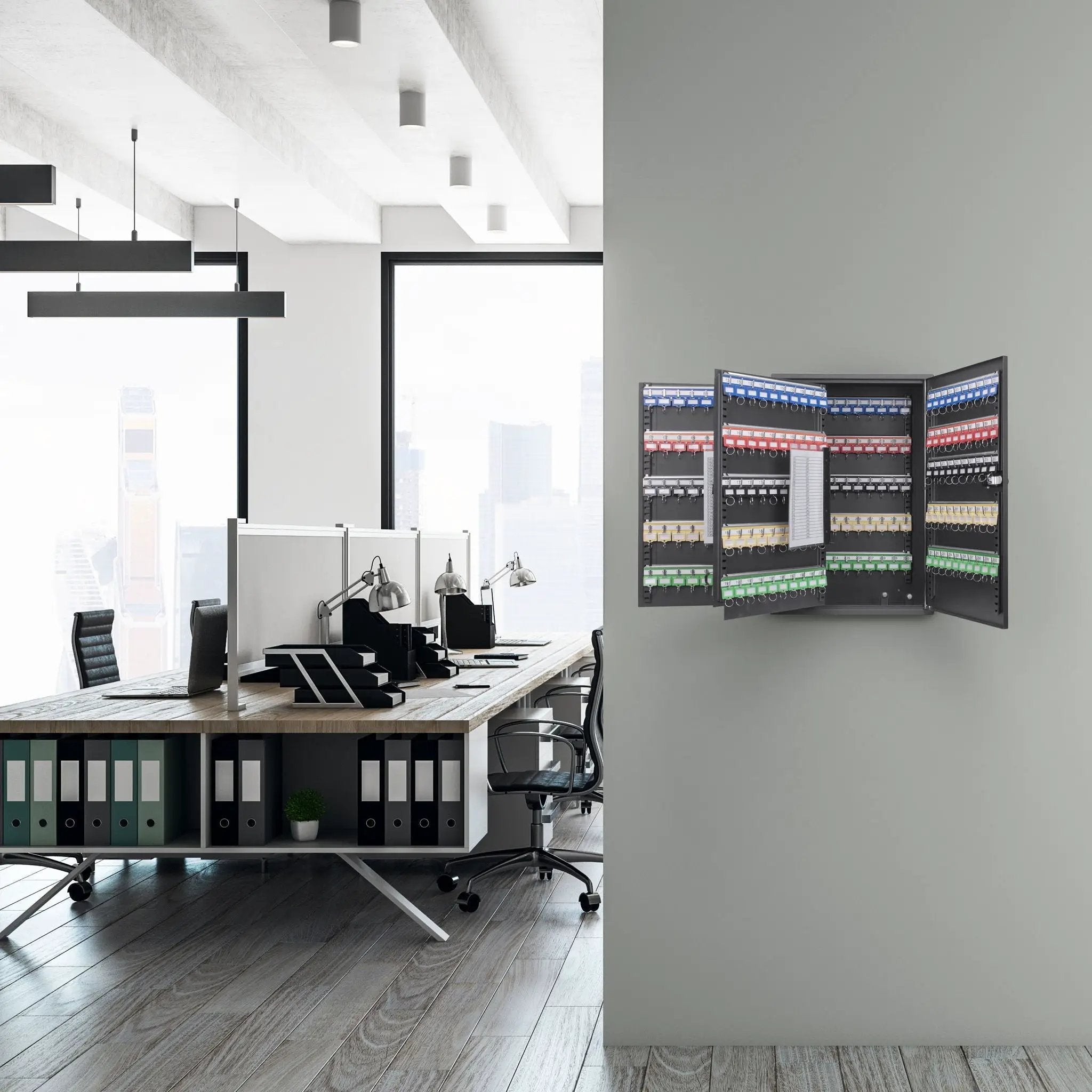 Adjustable Key Cabinet With Combination Lock by HouseOfZazla