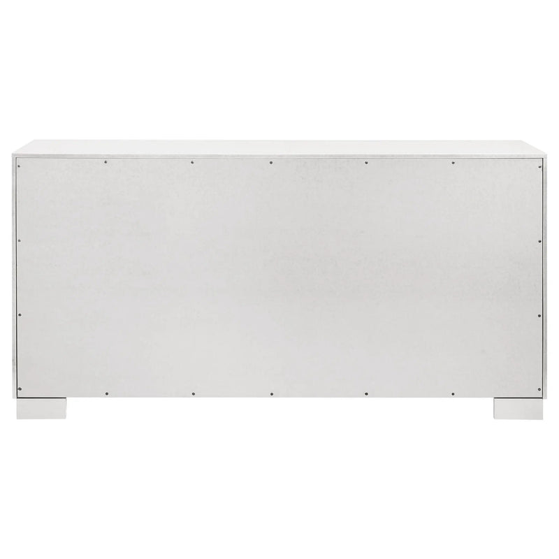 Jessica 6-drawer Dresser Snow White by Unique Piece Furniture