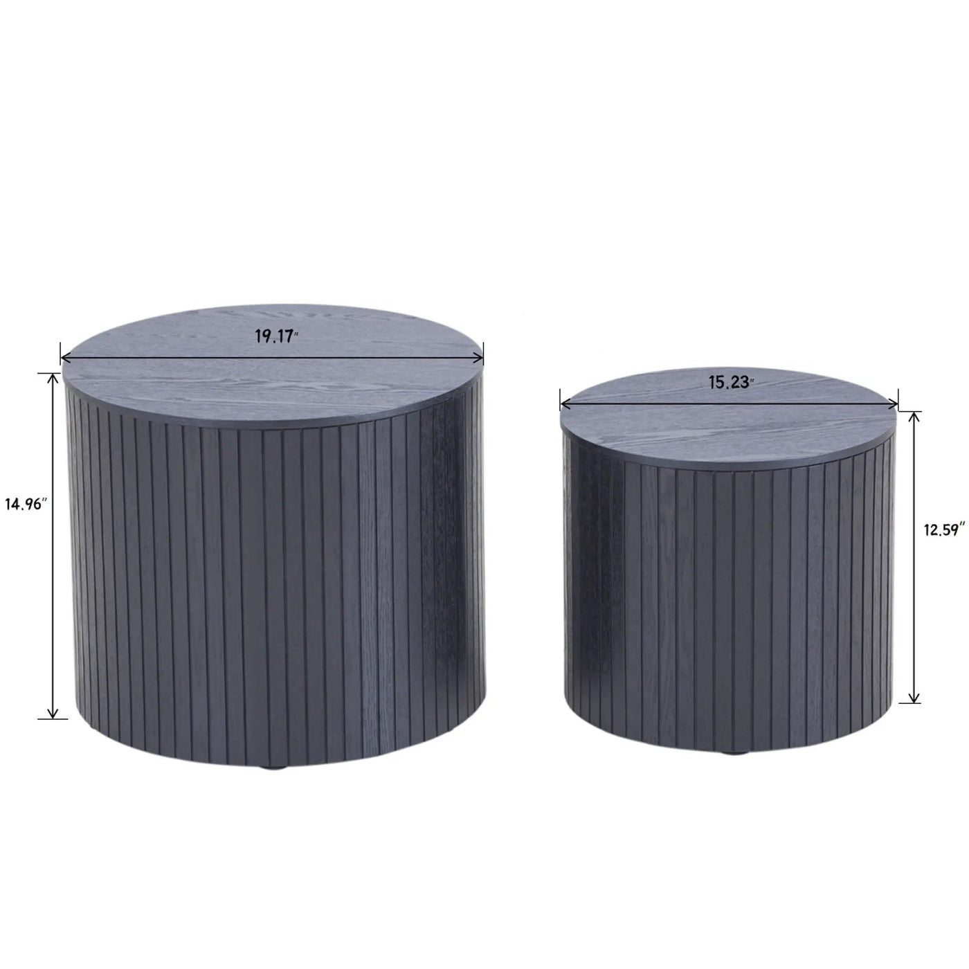 Handcrafted Nested Table Set, 2 Pieces by HouseOfZazla