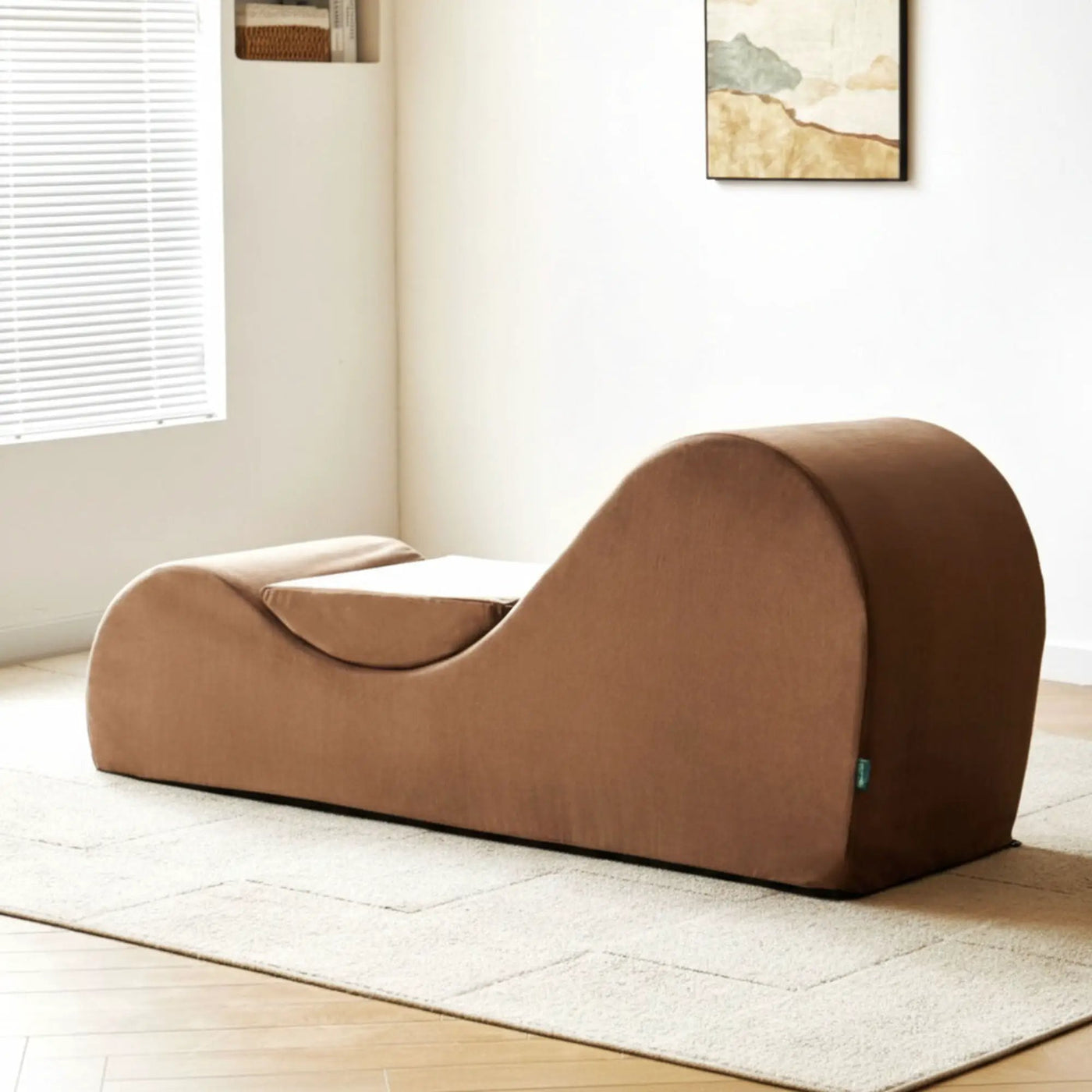 Solace - Chaise Lounge Chair Relaxation, Ergonomic Design With Soft Yet Firm High Density Foam Core by HouseOfZazla