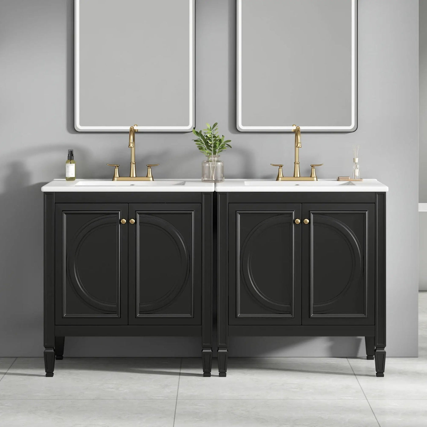 Bathroom Vanity With Sink With 2 Doors And Adjustable Shelf by HouseOfZazla