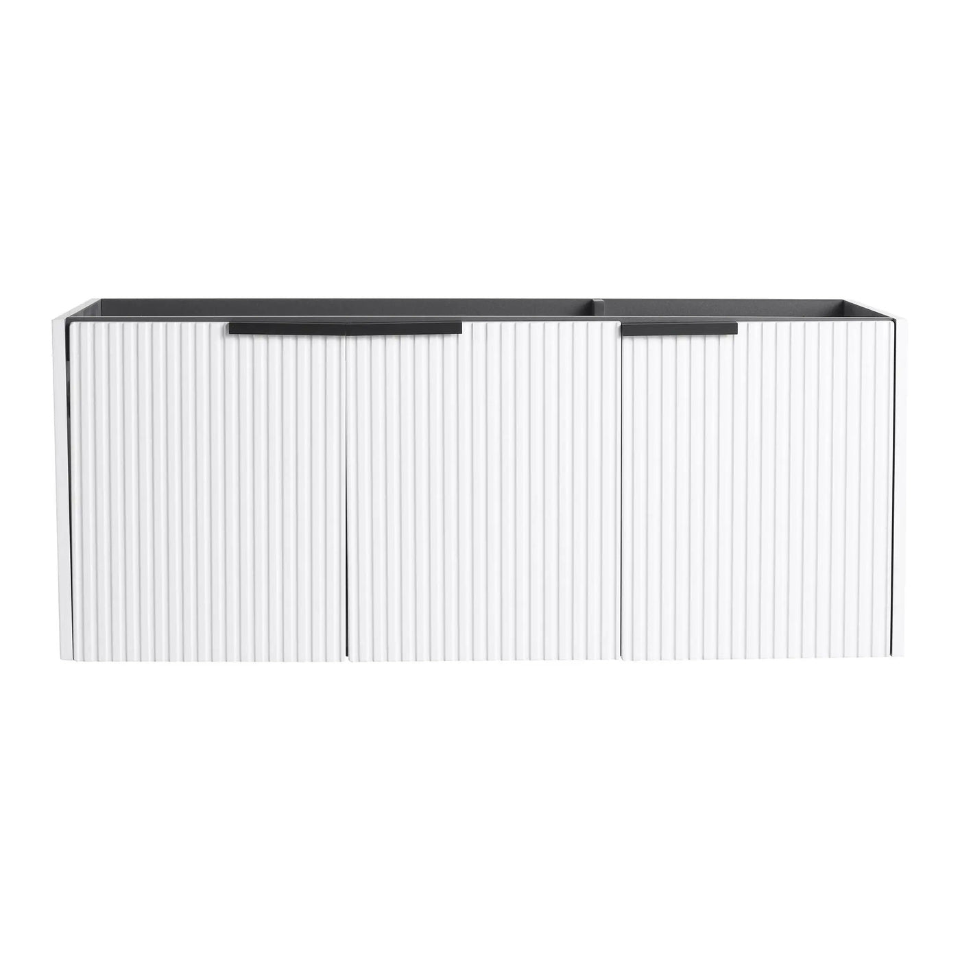 Contemporary Wall Mounted Bathroom Vanity With Soft Close Doors by HouseOfZazla