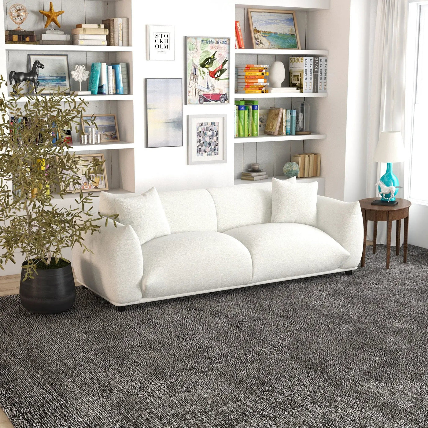 Emma - Mid-Century Modern Luxury Sofa by HouseOfZazla