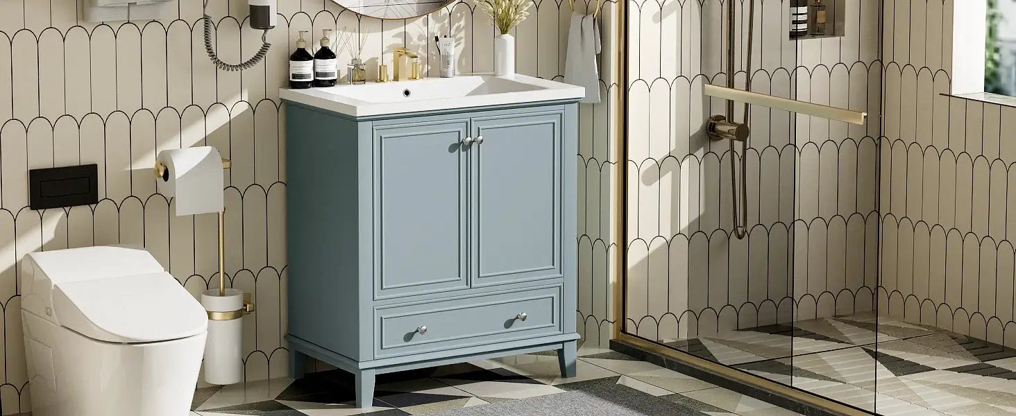 30" Bathroom Vanity With Sink Combo by HouseOfZazla