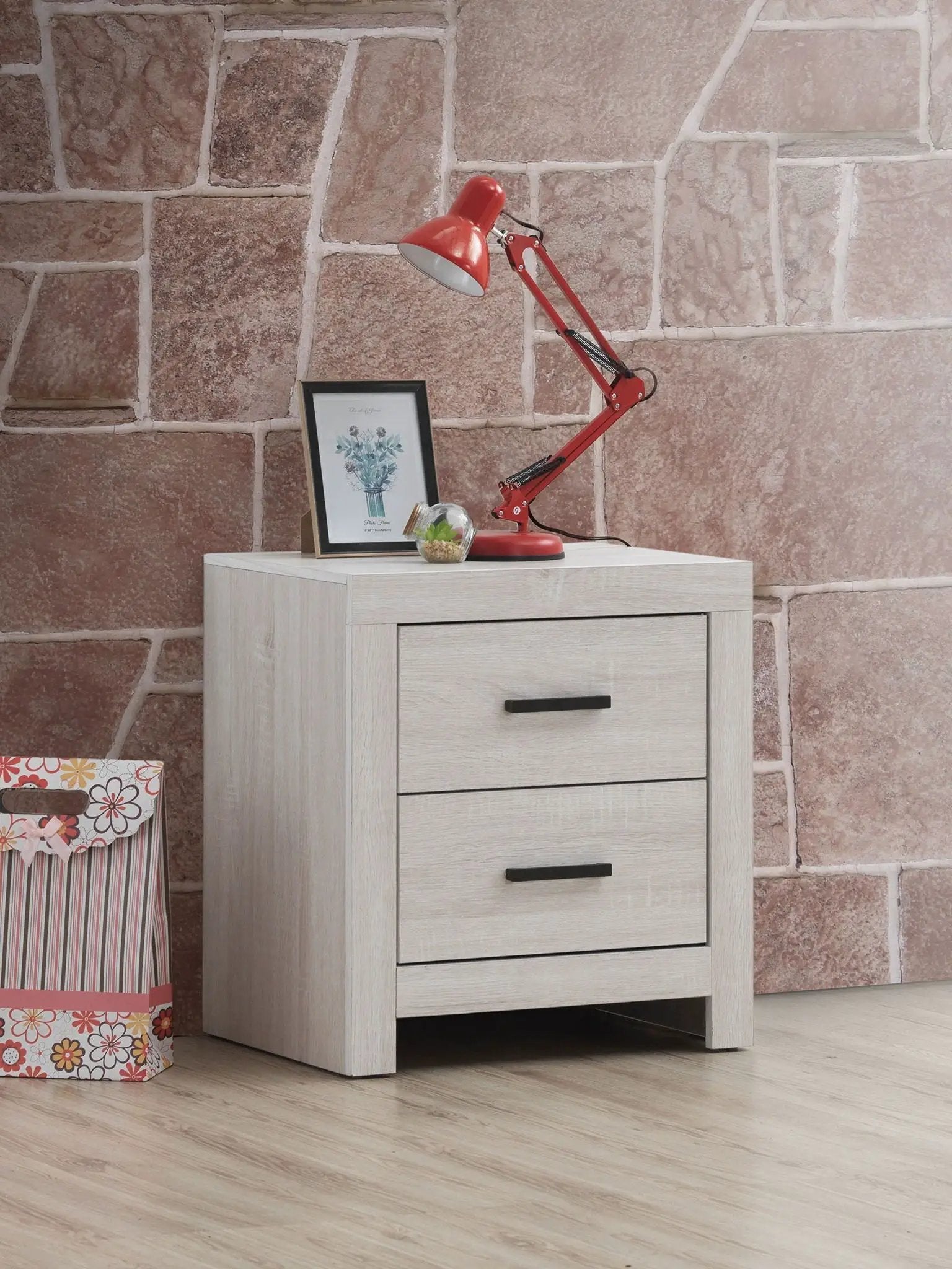 Brantford 2-drawer Nightstand Coastal White by Unique Piece Furniture