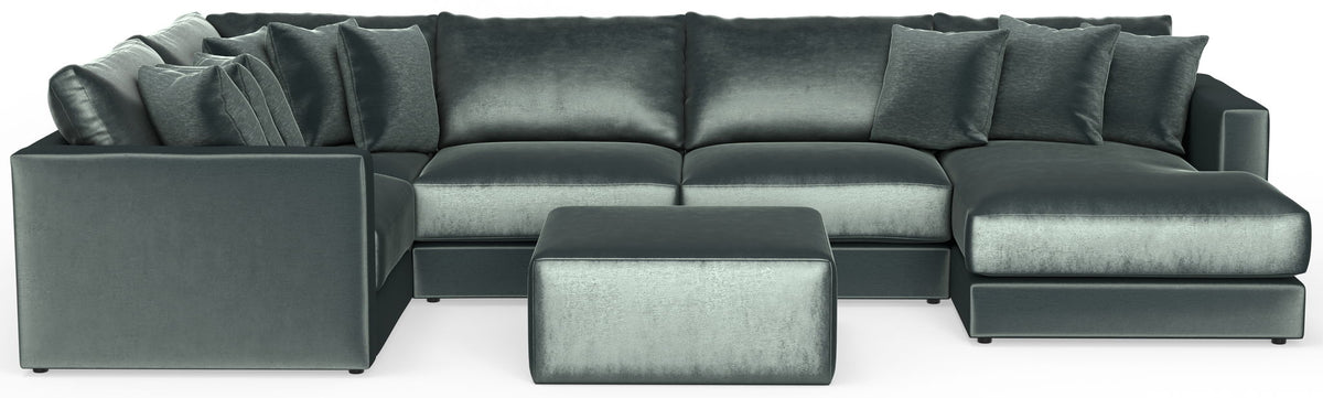 Remington - Modular Sofa And Cocktail Ottoman - Pine, photo 25 of 28