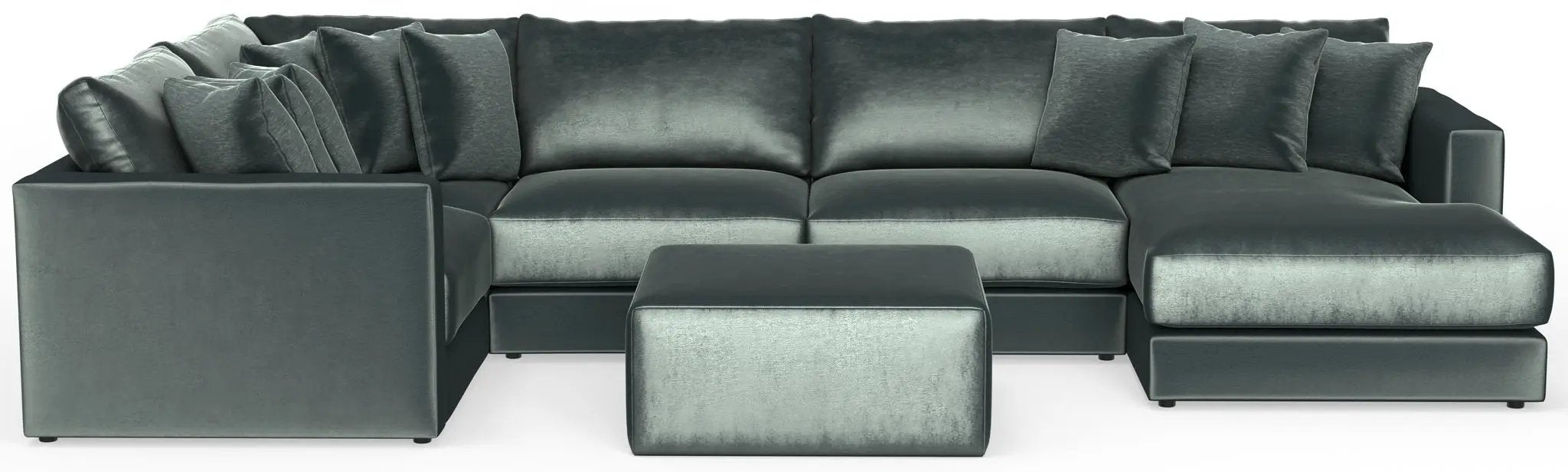 Remington - Modular Sofa And Cocktail Ottoman by Unique Piece Furniture