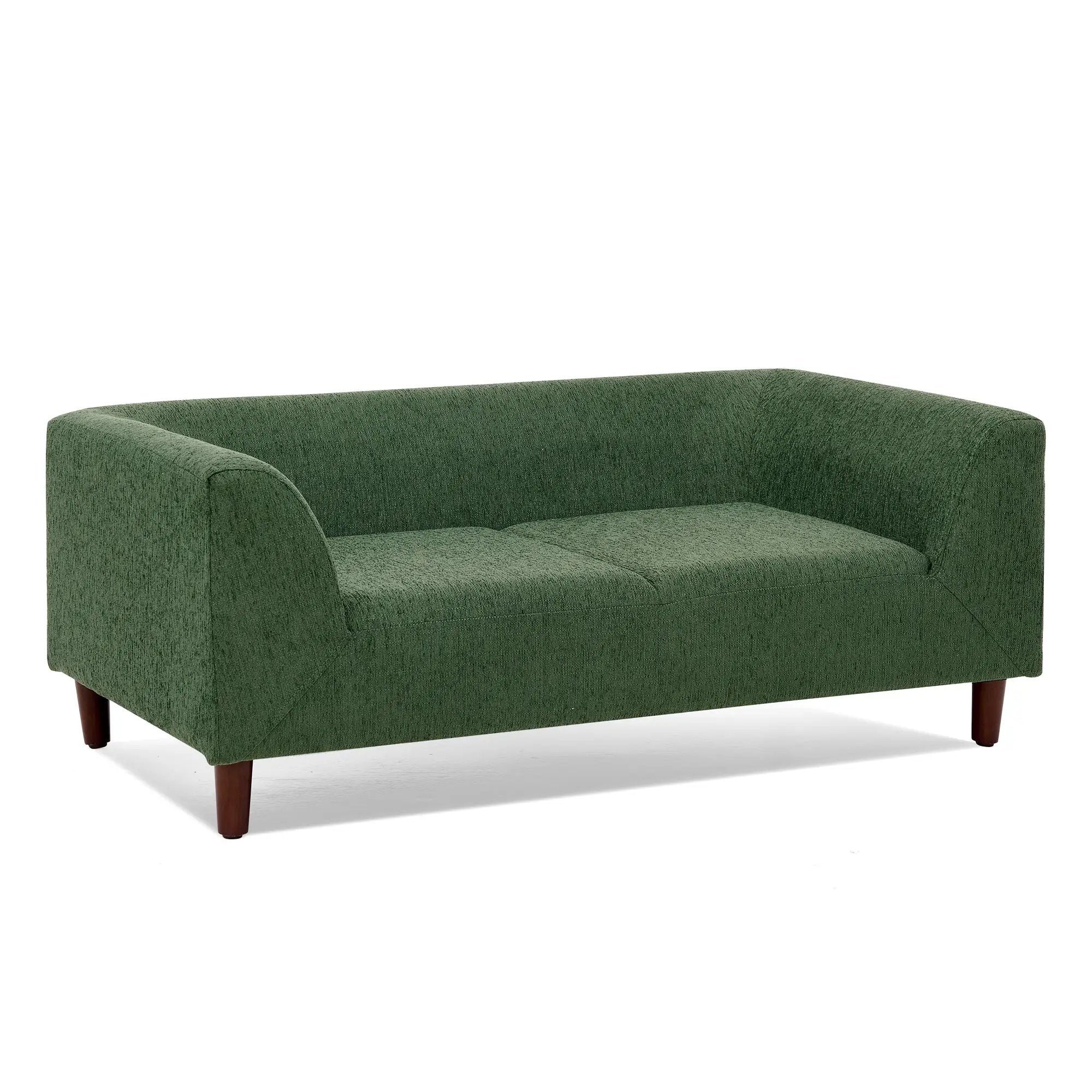 Pet Sofa with Backrest and Armrests - Modern Olive by HouseOfZazla