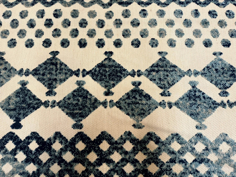 Modern Rug 8x10, Abstract Rug, Oat and Blue, Raised Pattern, Modway Rug Collection by Jewel Rugs