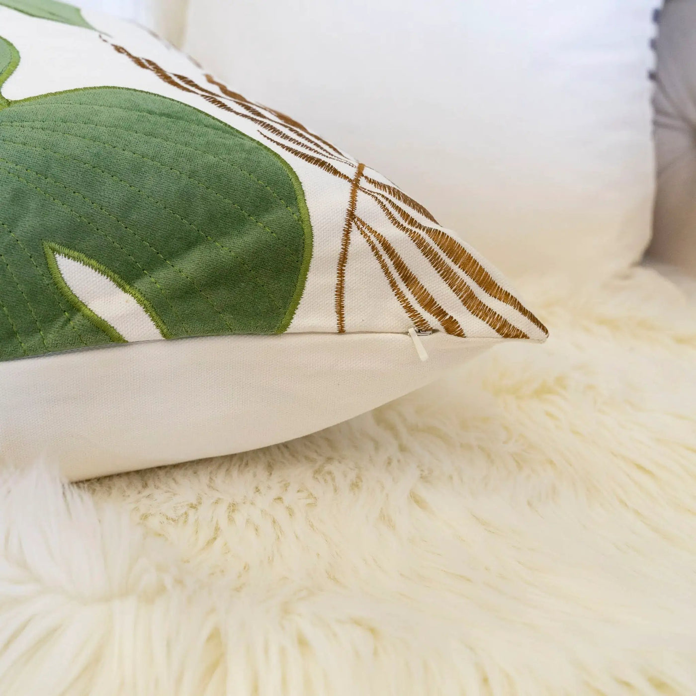 Autumn Vibes Leaf Accent Pillow by HouseOfZazla