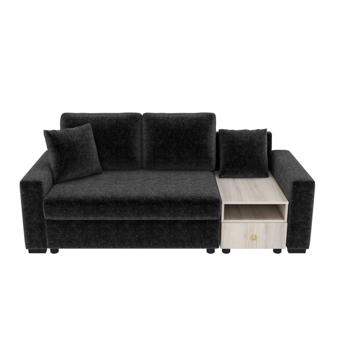 Modular Sofa Couch With Storage Armrest And Center Console by HouseOfZazla