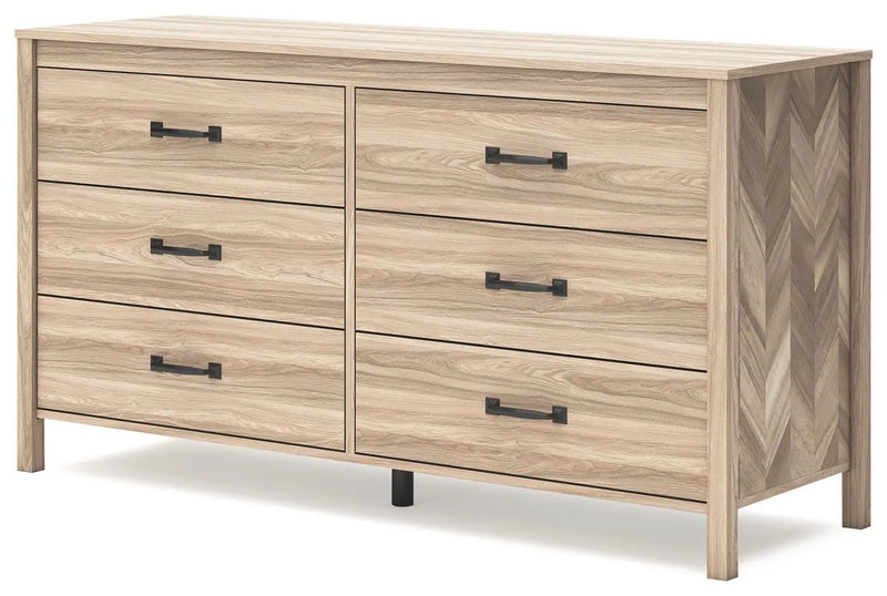 Battelle - Six Drawer Dresser - Tan by Unique Piece Furniture