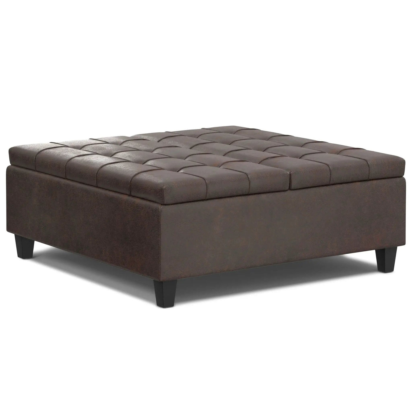 Harrison - Large Coffee Table Storage Ottoman by HouseOfZazla