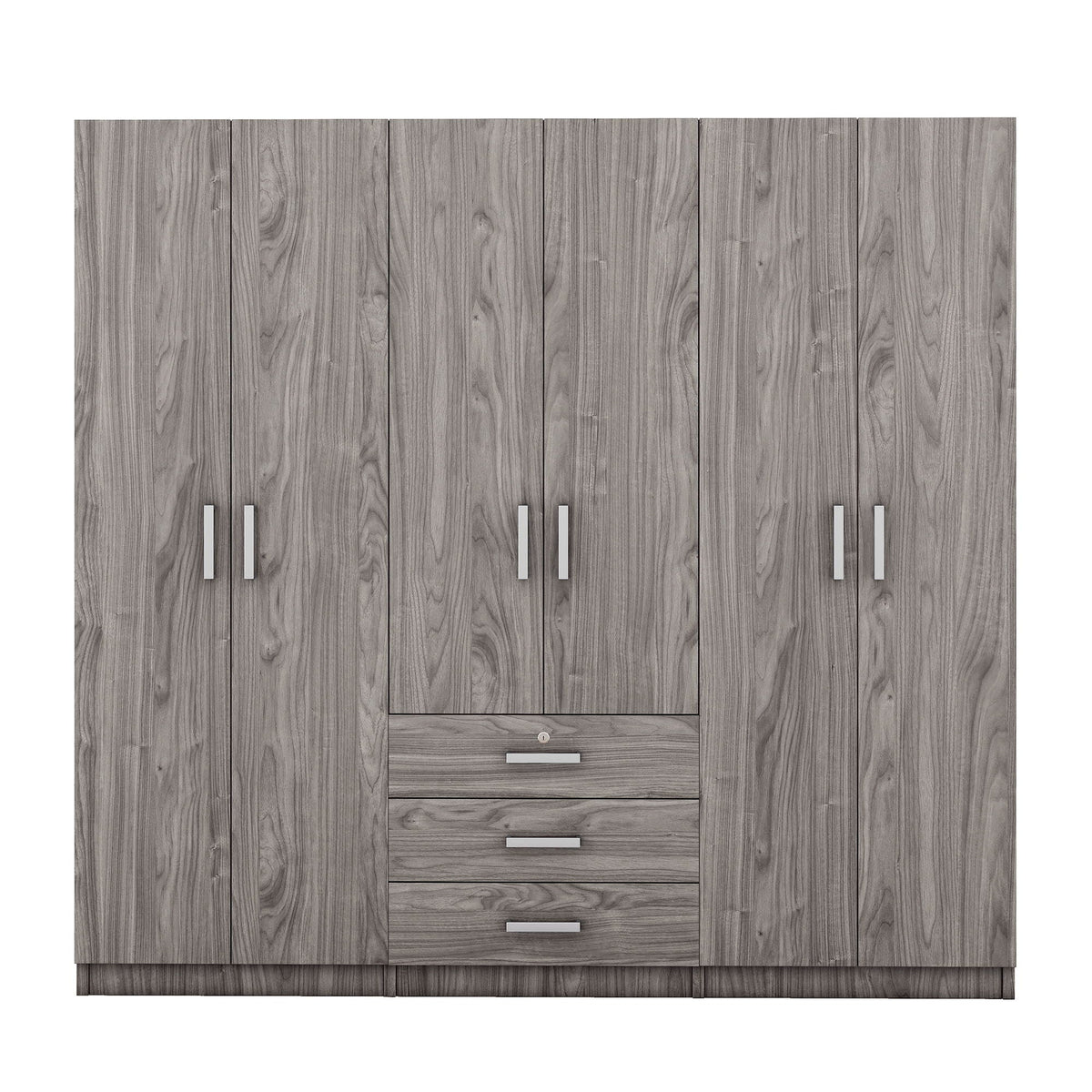 6 Doors Wardrobe Storage For Bedroom, With Big Drawers, photo 14 of 21