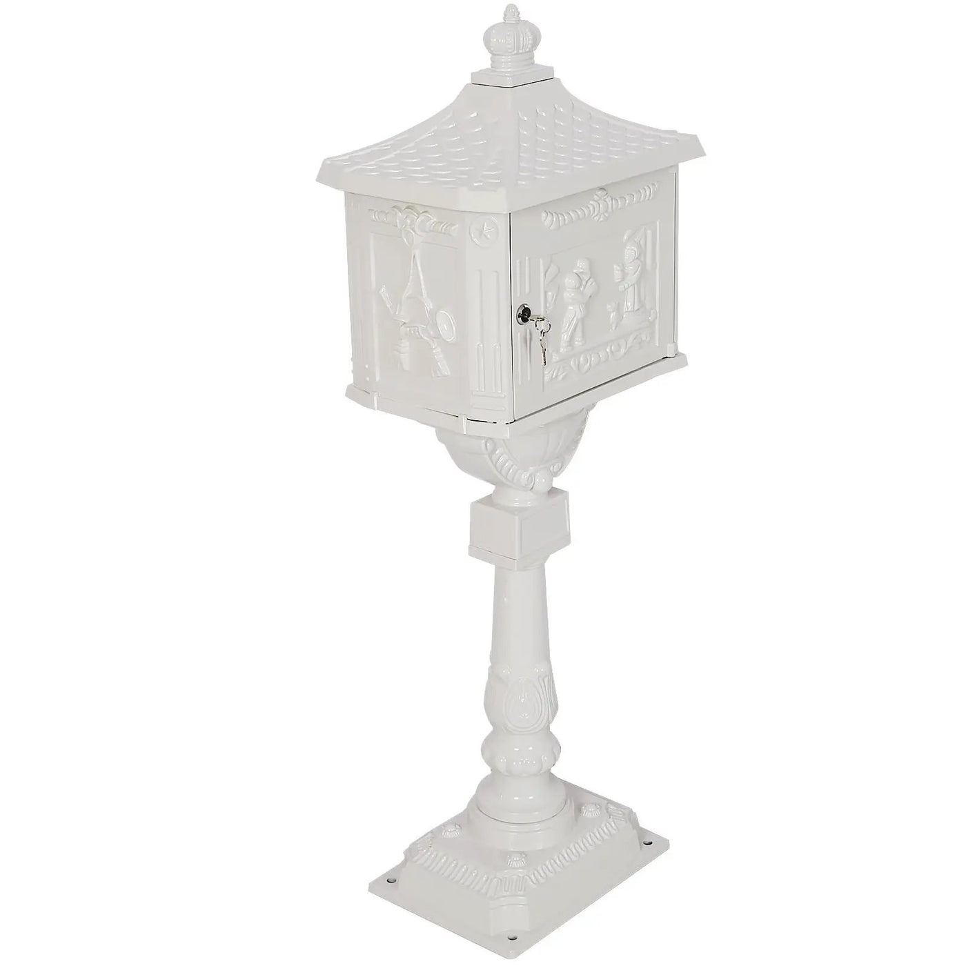 Cast Aluminum Mail Box, Postal Box, Mailbox by HouseOfZazla