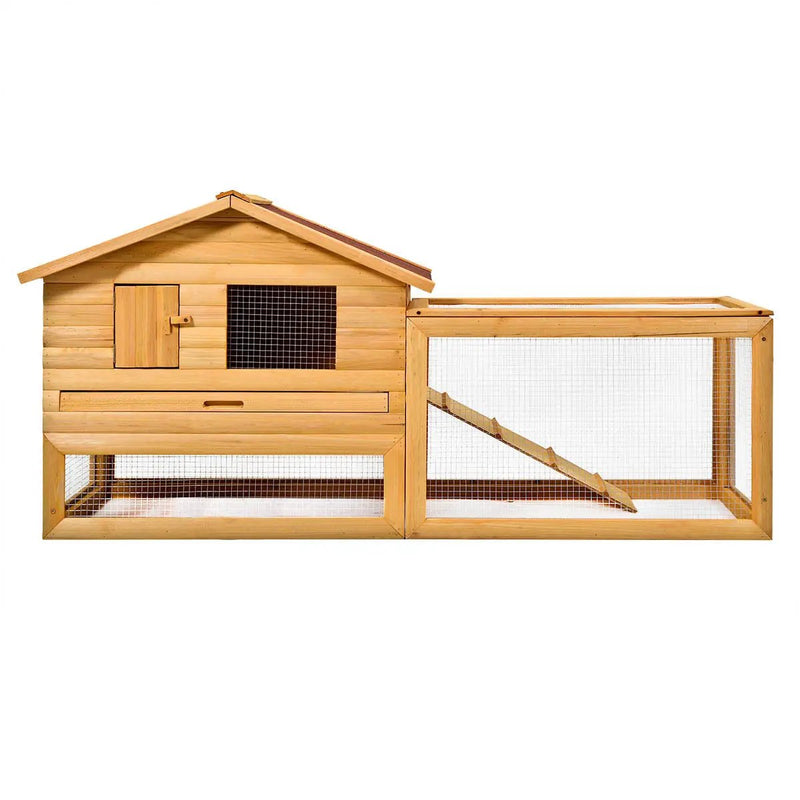 62 Inch Backyard Wooden Hutch Coop House by DirectDeals