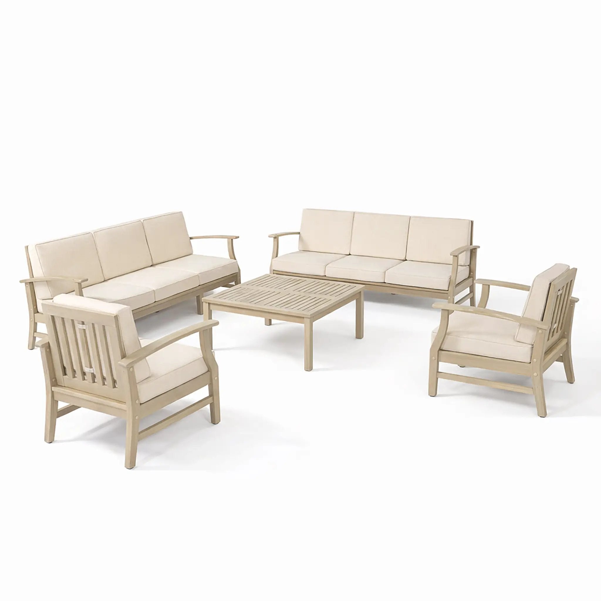 Perla Outdoor 8-Seater Patio Conversation Set by HouseOfZazla