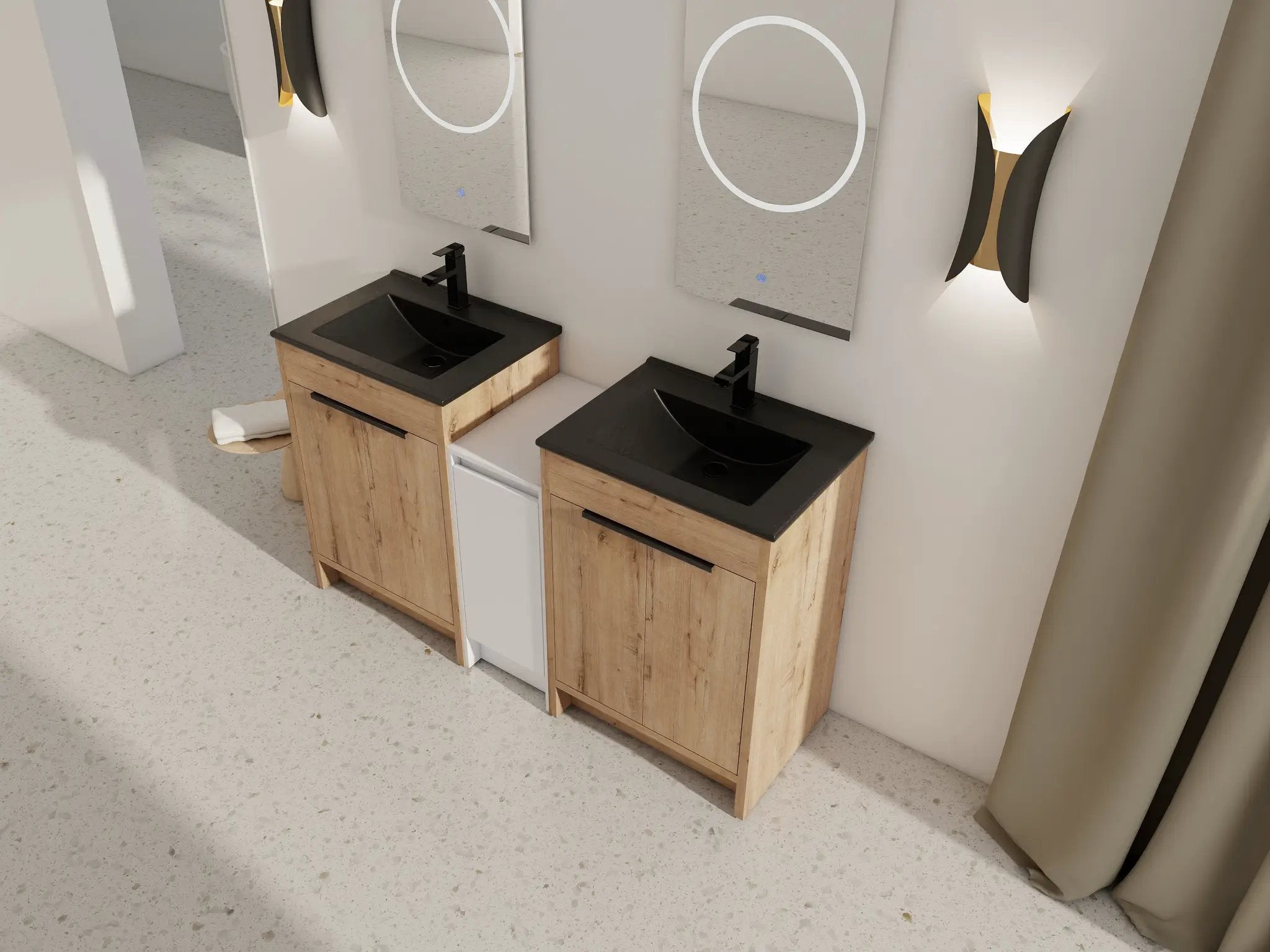 60 Inch Freestanding Bathroom Vanity by HouseOfZazla