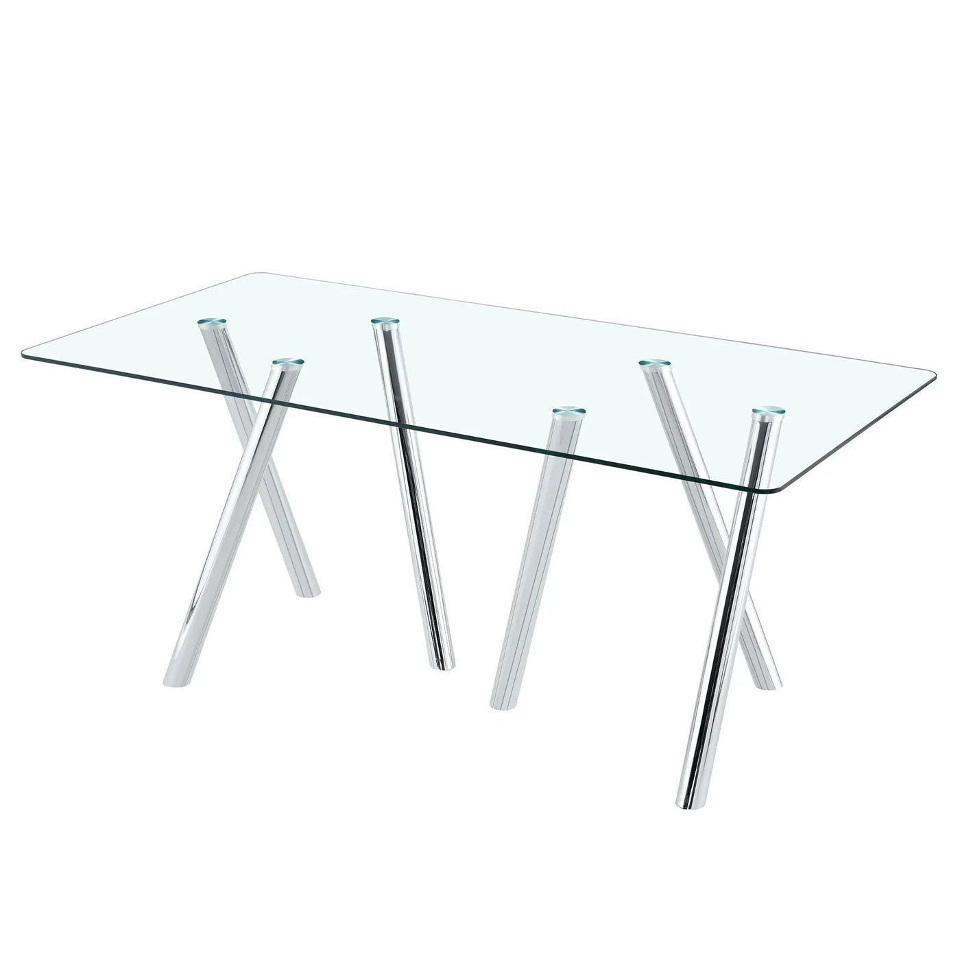 Dining Table With Transparent Surface by HouseOfZazla