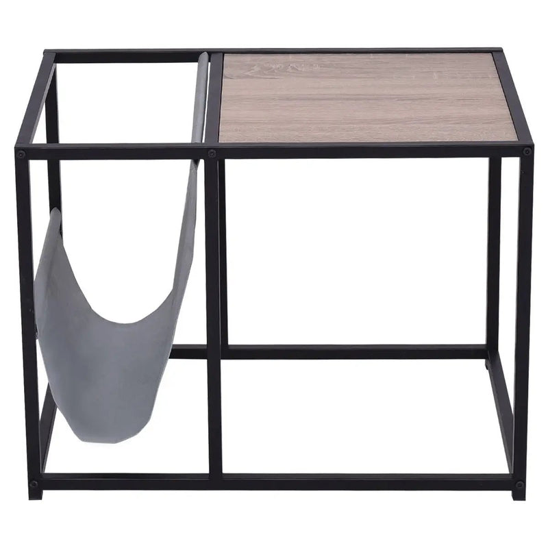 End Table Side Accent Metal Magazine Organizer by DirectDeals