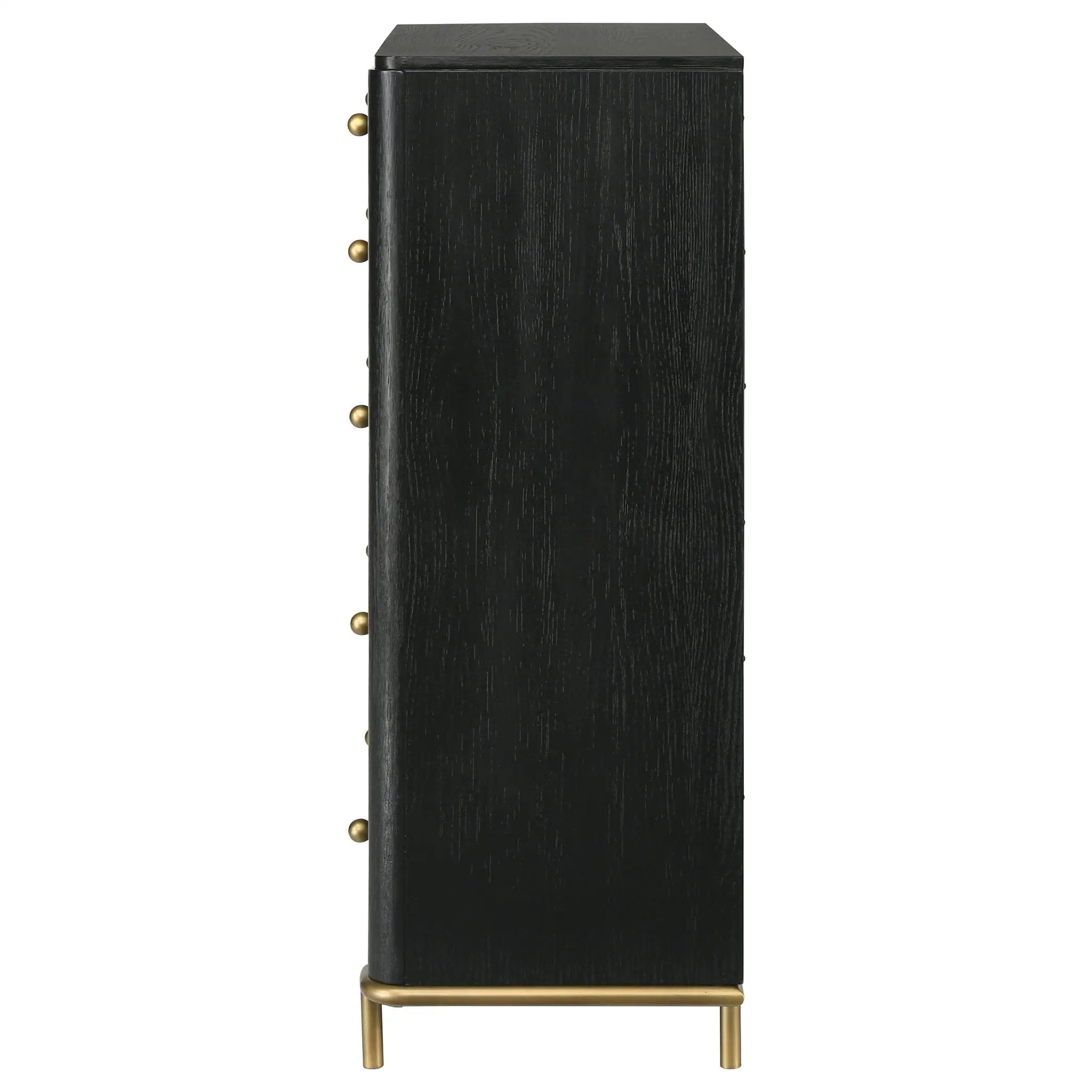 Arini 5-drawer Bedroom Chest Black by Unique Piece Furniture