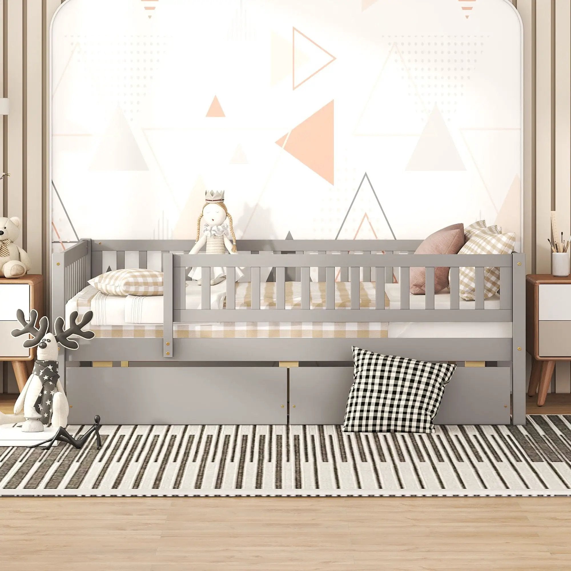 Multi Functional Wooden Daybed Bed by HouseOfZazla